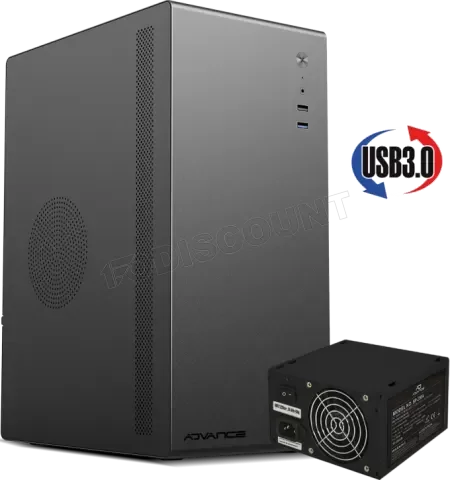 Boitier Mini Tour Micro ATX Advance Optima (Noir) + alimentation 350W
