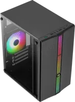 Boitier Mini Tour Micro ATX AeroCool Evo Mini RGB avec panneau vitré (Noir) - 1