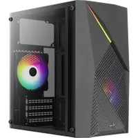 Boitier Mini Tour Micro ATX AeroCool Raider Mini V2 RGB avec panneau vitré (Noir) - 2