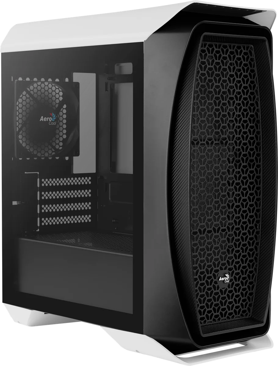 Boitier Mini Tour Micro ATX AeroCool Aero One Mini avec panneau vitré (Blanc)