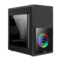 Boitier Mini Tour Micro ATX AeroCool CS-105 Cosmo-C RGB avec panneaux vitrés (Noir) - 1