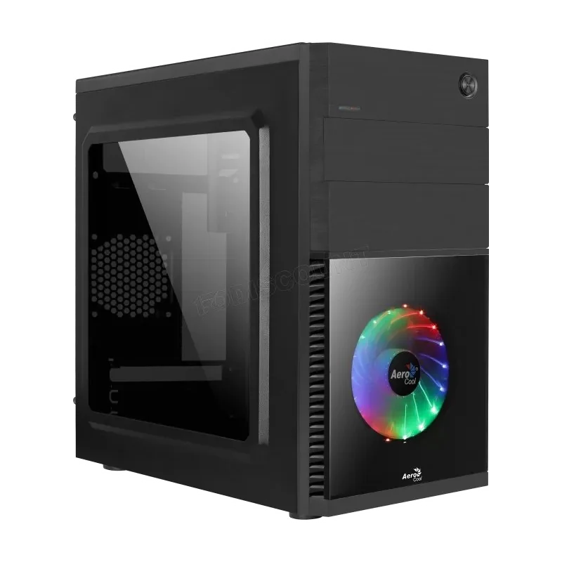 Boitier Mini Tour Micro ATX AeroCool CS-105 Cosmo-C RGB avec panneaux vitrés (Noir)