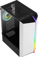Boitier Moyen Tour ATX AeroCool Bionic V2 RGB avec panneau vitré (Blanc) - 5