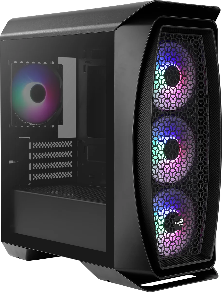 Boitier Mini Tour Micro ATX AeroCool Aero One Mini Frost RGB avec panneau vitré (Noir)