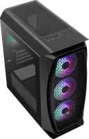 Boitier Mini Tour Micro ATX AeroCool Aero One Mini Frost RGB avec panneau vitré (Noir) - 3