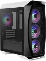 Boitier Mini Tour Micro ATX AeroCool Aero One Mini Frost RGB avec panneau vitré (Blanc/Noir) - 1