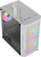 Boitier Mini Tour Micro ATX AeroCool Trinity Mini FRGB avec panneau vitré (Blanc) - 3