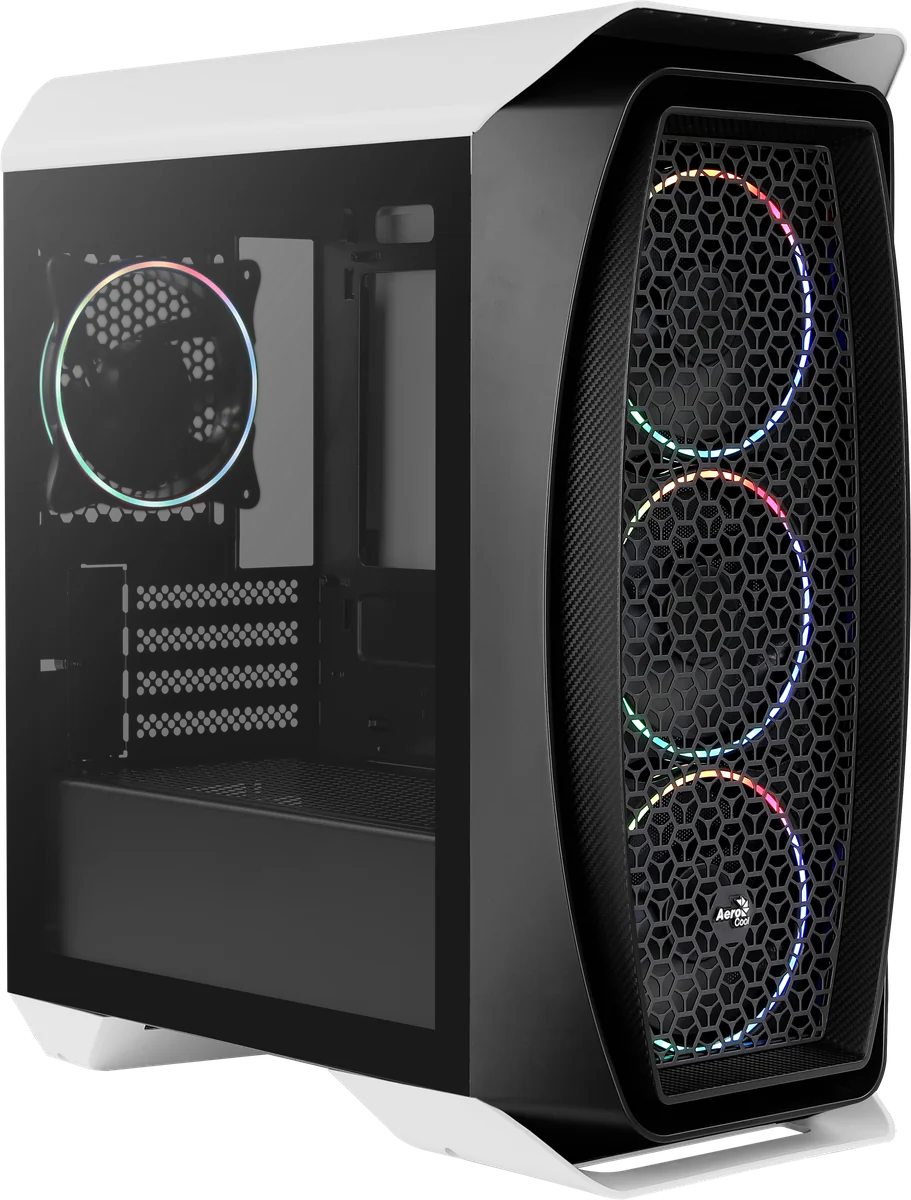 Boitier Mini Tour Micro ATX AeroCool Aero One Mini Eclipse avec panneau vitré (Blanc)