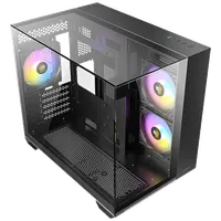 Boitier Mini Tour Micro-ATX Antec CX600M Trio RGB avec panneaux vitrés (Noir) - 3