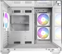 Boitier Mini Tour Micro-ATX Antec CX600M Trio RGB avec panneaux vitrés (Blanc) - 1