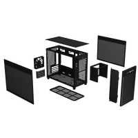 Boitier Mini Tour Micro ATX Asus Prime AP201 avec panneau vitré (Noir) - 10