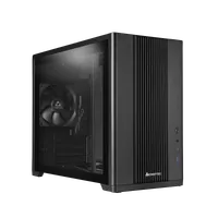 Boitier Mini Tour Micro ATX Chieftec Uni BX-10B-OP avec panneau vitré (Noir) - 1