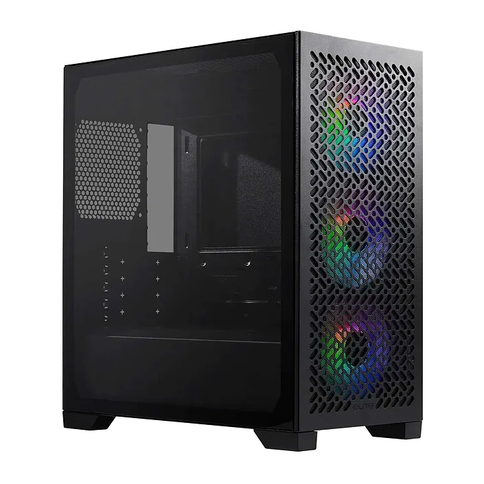 Boitier Mini Tour Micro ATX Cooler Master Elite 302 RGB avec panneau vitré (Noir)