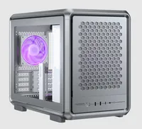 Boitier Mini Tour Micro ATX Cooler Master MasterFrame 400 Mesh RGB avec panneau vitré (Noir) - 3