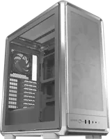 Boitier Mini Tour Micro ATX Cooler Master MasterFrame 400 Mesh RGB avec panneau vitré (Argent) - 1