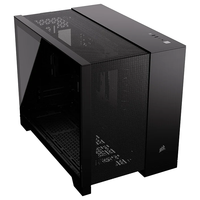Boitier Mini Tour Micro ATX Corsair 2500D Airflow avec panneau vitré (Noir)
