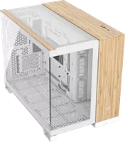 Boitier Mini Tour Micro ATX Corsair 2500X avec panneaux vitrés (Blanc/Marron) - 1