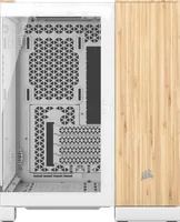 Boitier Mini Tour Micro ATX Corsair 2500X avec panneaux vitrés (Blanc/Marron) - 2