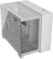 Boitier Mini Tour Micro ATX Corsair 2500X avec panneaux vitrés (Blanc/Argent) - 3