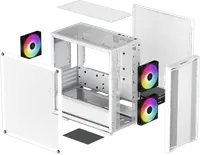 Boitier Mini Tour Micro ATX DeepCool CC360 RGB avec panneau vitré (Blanc) - 1