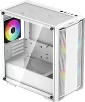Boitier Mini Tour Micro ATX DeepCool CC360 RGB avec panneau vitré (Blanc) - 2