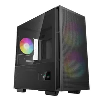 Boitier Mini Tour Micro ATX DeepCool CH270 Digital avec panneau vitré (Blanc) - 2