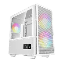 Boitier Mini Tour Micro ATX DeepCool CH360 Digital RGB avec panneau vitré (Blanc) - 1