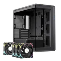 Boitier Micro ATX ATX Einarex ZM800 RGB avec panneaux vitrés (Noir) - 2