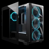 Boitier Mini Tour Micro ATX Gamemax Edge RGB avec panneau vitré (Noir) - 4
