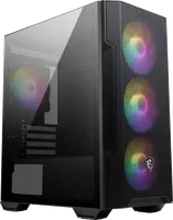 Boitier Mini Tour Micro ATX Gamemax Aeris 330 RGB avec panneau vitré (Noir) - 1