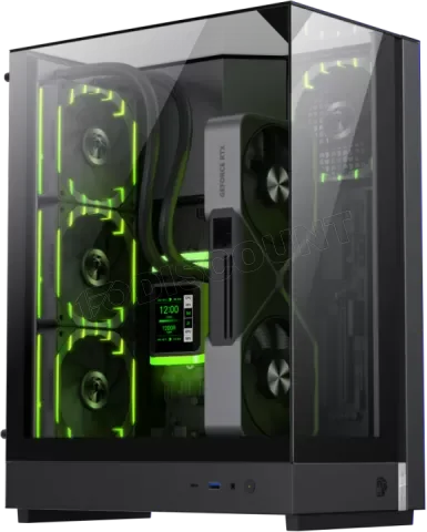 Boitier Mini Tour Micro ATX Gamemax T20 RGB avec panneaux vitrés (Blanc)