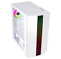 Boitier Mini Tour Micro ATX iTek Liflig 41 RGB avec panneau vitré (Blanc) - 7