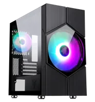 Boitier Mini Tour Micro ATX iTek Vortex RGB avec panneau vitré (Noir) - 1