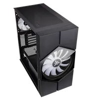 Boitier Mini Tour Micro ATX iTek Vortex RGB avec panneau vitré (Noir) - 7