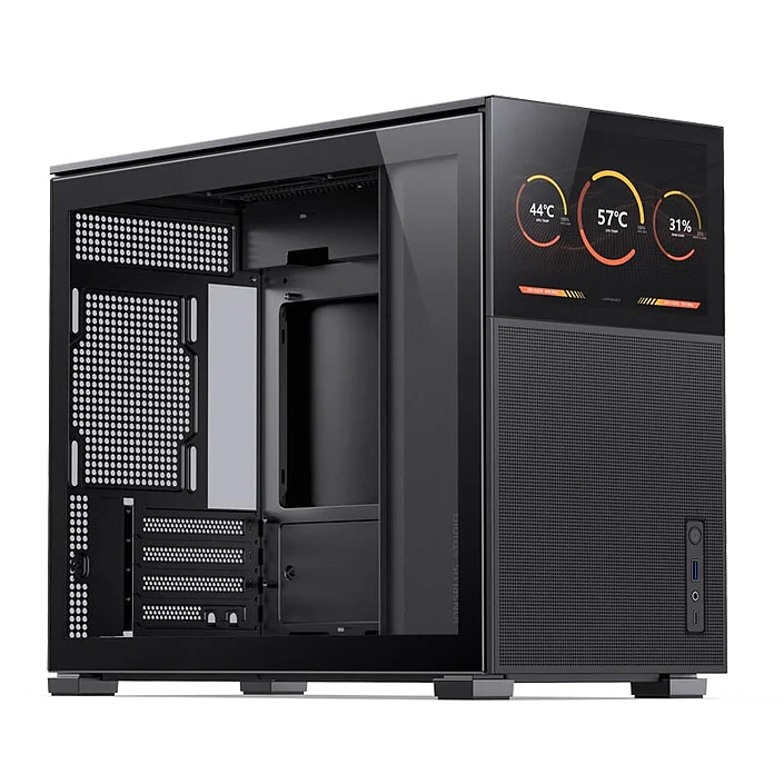 Boitier Mini Tour Micro ATX Jonsbo D31 Mesh avec panneau vitré (Noir)