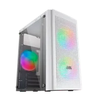 Boitier Mini Tour Micro ATX Mars Gaming MC300 RGB avec panneau vitré (Blanc) - 2