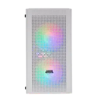 Boitier Mini Tour Micro ATX Mars Gaming MC300 RGB avec panneau vitré (Blanc) - 3