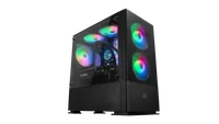 Boitier Mini Tour Micro ATX Mars Gaming MCZ RGB avec panneau vitré (Noir) - 2