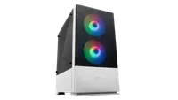 Boitier Mini Tour Micro ATX Mars Gaming MCZ RGB avec panneau vitré (Blanc) - 1