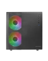 Boitier Mini Tour Micro ATX Mars Gaming MC-400 RGB avec panneau vitré (Noir) - 1