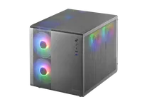 Boitier Mini Tour Micro ATX Mars Gaming MC-400 RGB avec panneau vitré (Noir) - 2