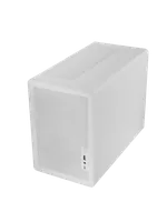 Boitier Mini Tour Micro ATX Mars Gaming MC-XPS avec panneau vitré (Blanc) - 1