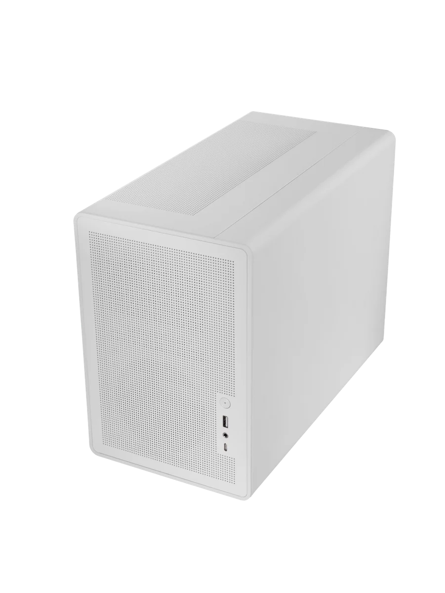 Boitier Mini Tour Micro ATX Mars Gaming MC-XPS avec panneau vitré (Blanc)
