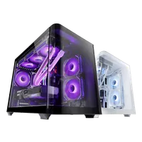 Boitier Mini Tour Micro ATX Mars Gaming MC-Fusion M avec panneaux vitrés (Blanc) - 2