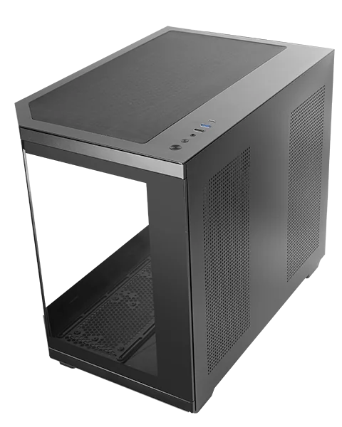 Boitier Mini Tour Micro ATX Mars Gaming MC-3TCorem avec panneaux vitrés (Noir)