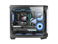 Boitier Mini Tour Micro ATX Mars Gaming MC-3TCorem avec panneaux vitrés (Noir) - 2