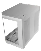 Boitier Mini Tour Micro ATX Mars Gaming MC-3TCorem avec panneaux vitrés (Blanc) - 1