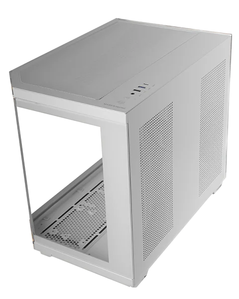 Boitier Mini Tour Micro ATX Mars Gaming MC-3TCorem avec panneaux vitrés (Blanc)