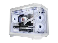 Boitier Mini Tour Micro ATX Mars Gaming MC-3TCorem avec panneaux vitrés (Blanc) - 2