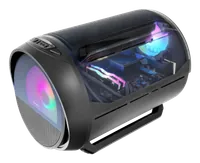 Boitier Tube Micro ATX Mars Gaming MC-Cylon RGB avec panneau vitré (Noir) - 1
